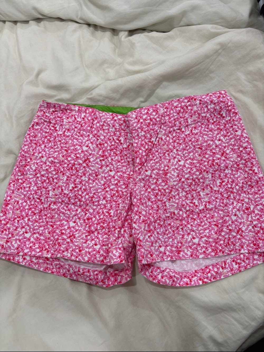 Lilly Pulitzer Pink Print Palm Beach Fit Shorts